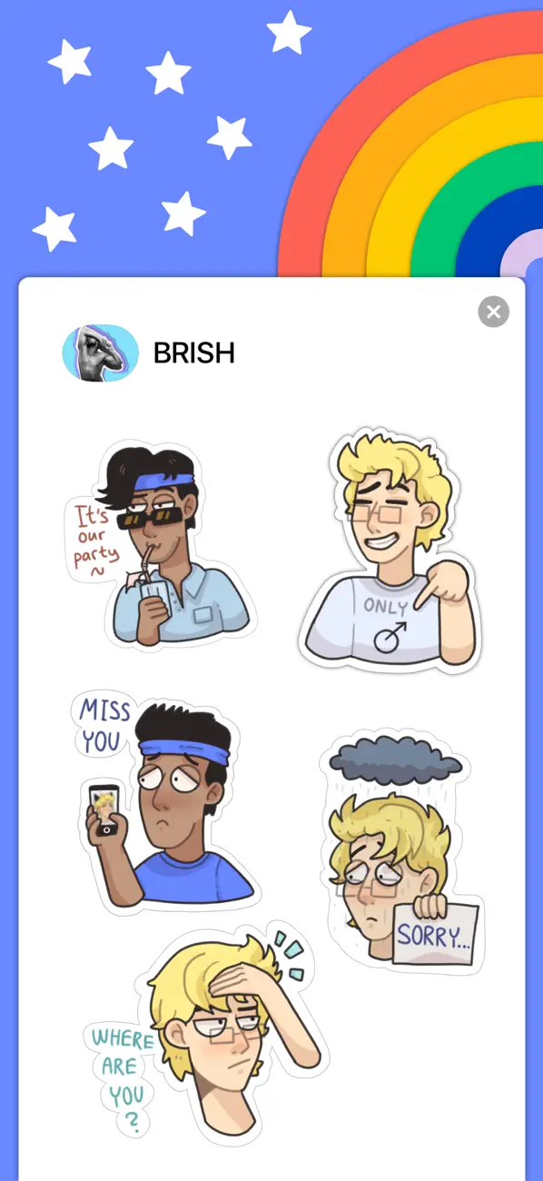 Screenshot #2 pour LGBT Gays Stickers