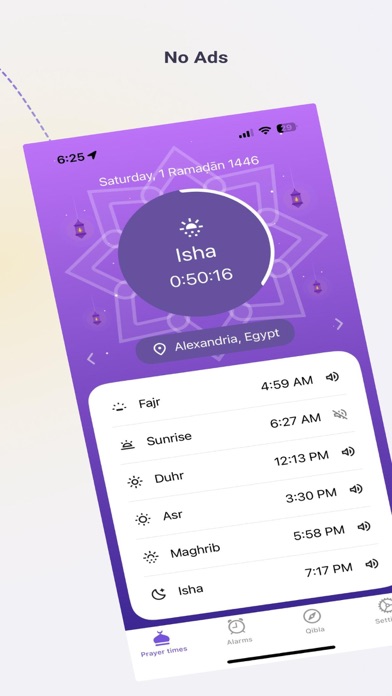 Fajr: Fajr Alarm, Prayer Times Screenshot