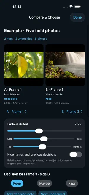 Lensgrade: Photo Culling screenshot 2