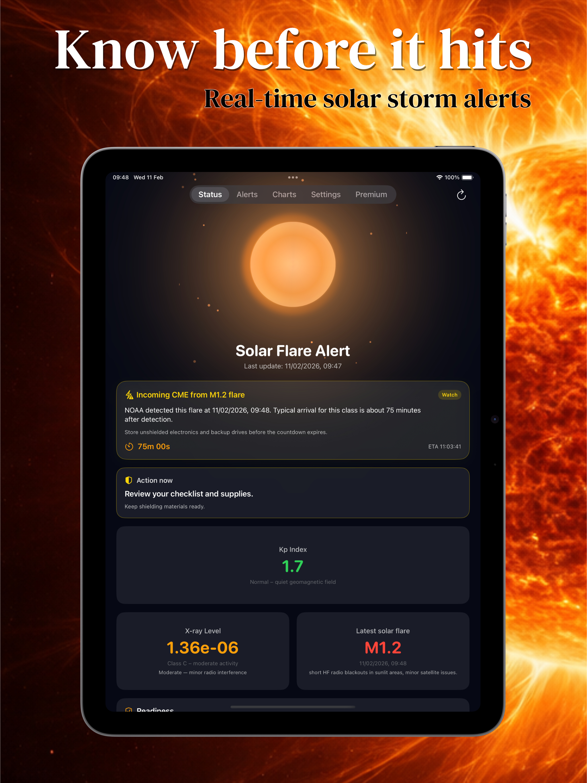 Solar Flare Alert: Forecasts