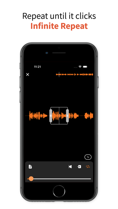 Listen Repeat - AB Repeat iPhone screenshot 6 - Education app