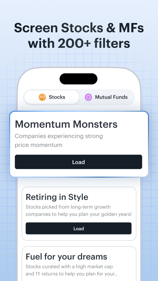 #4. Tickertape: MF, Stock screener (iOS) 来自: Tickertape