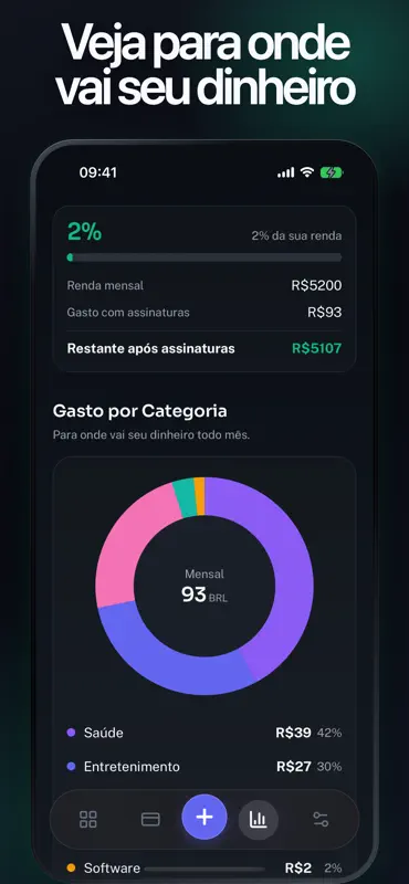 Subby - Gestor de assinaturas screenshot 2 of 6
