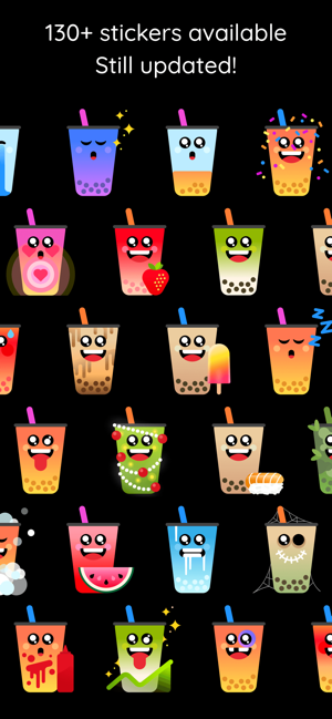 Boba Yeah stickers Screenshot