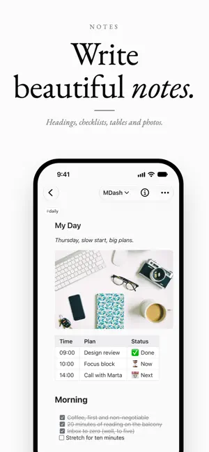 MDash: Writing App & Notes screenshot 2