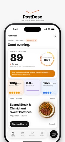 Post Dose: GLP-1 Meal Planner screenshot