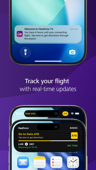 Screenshot 3 of LHR London Heathrow Airport App