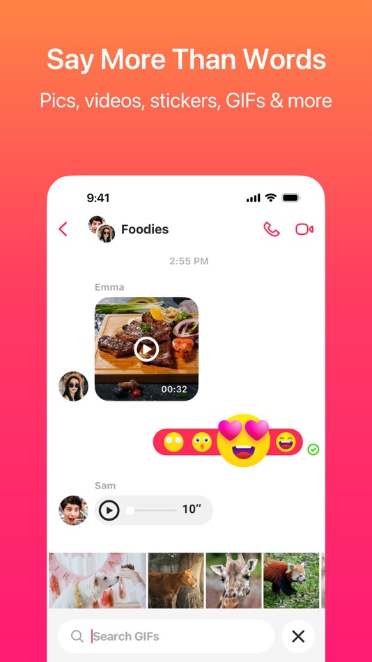 #2. JusTalk - Video Chat & Calls (iOS) 게시자: Jus