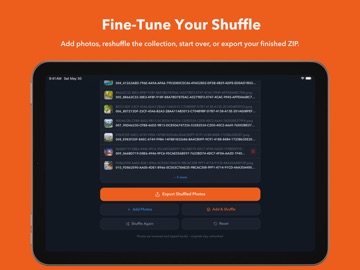 ShuffleSort: Photo Randomizer iPad screenshot