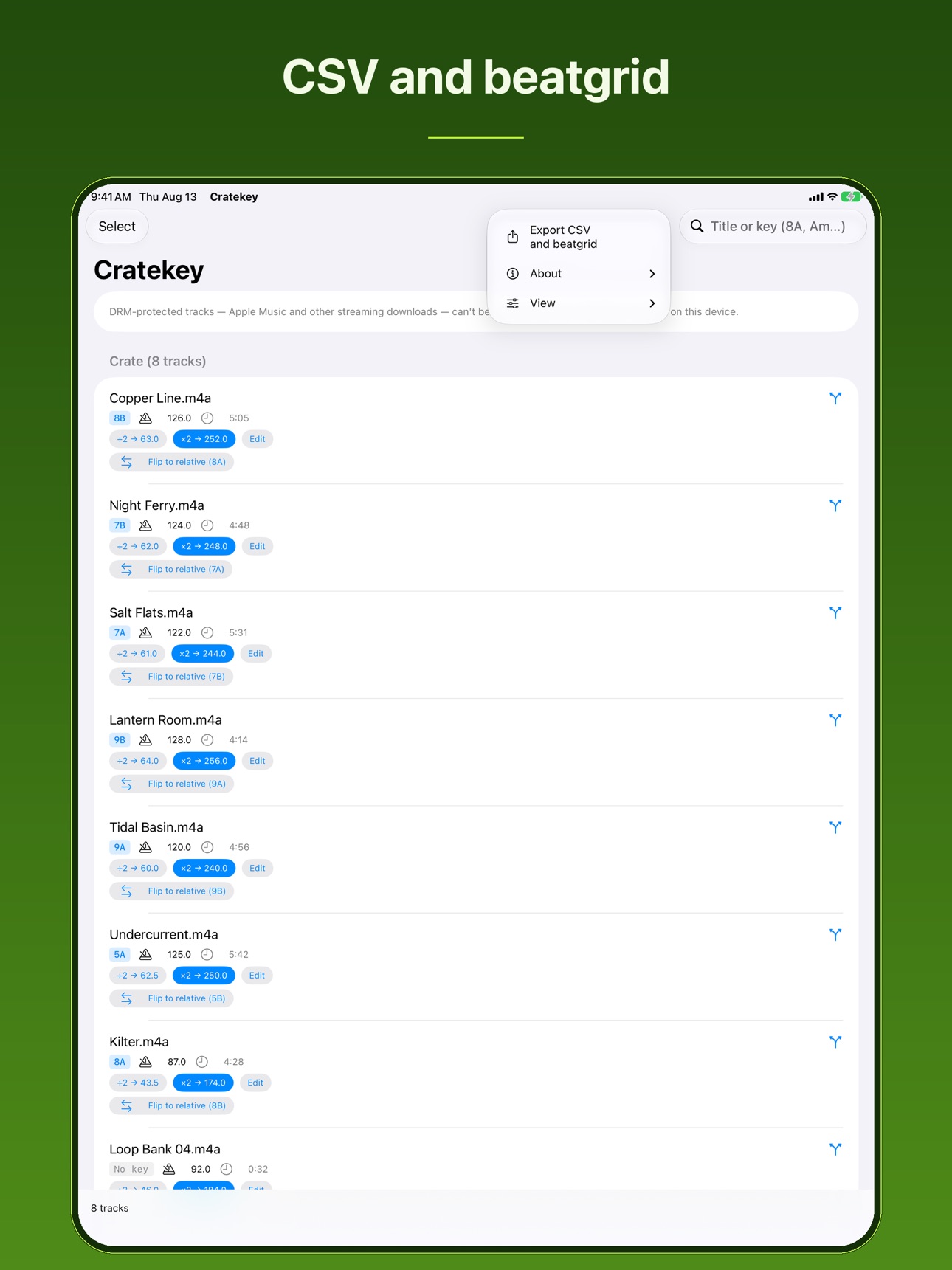 Screenshot 12 of Cratekey: DJ Key Finder