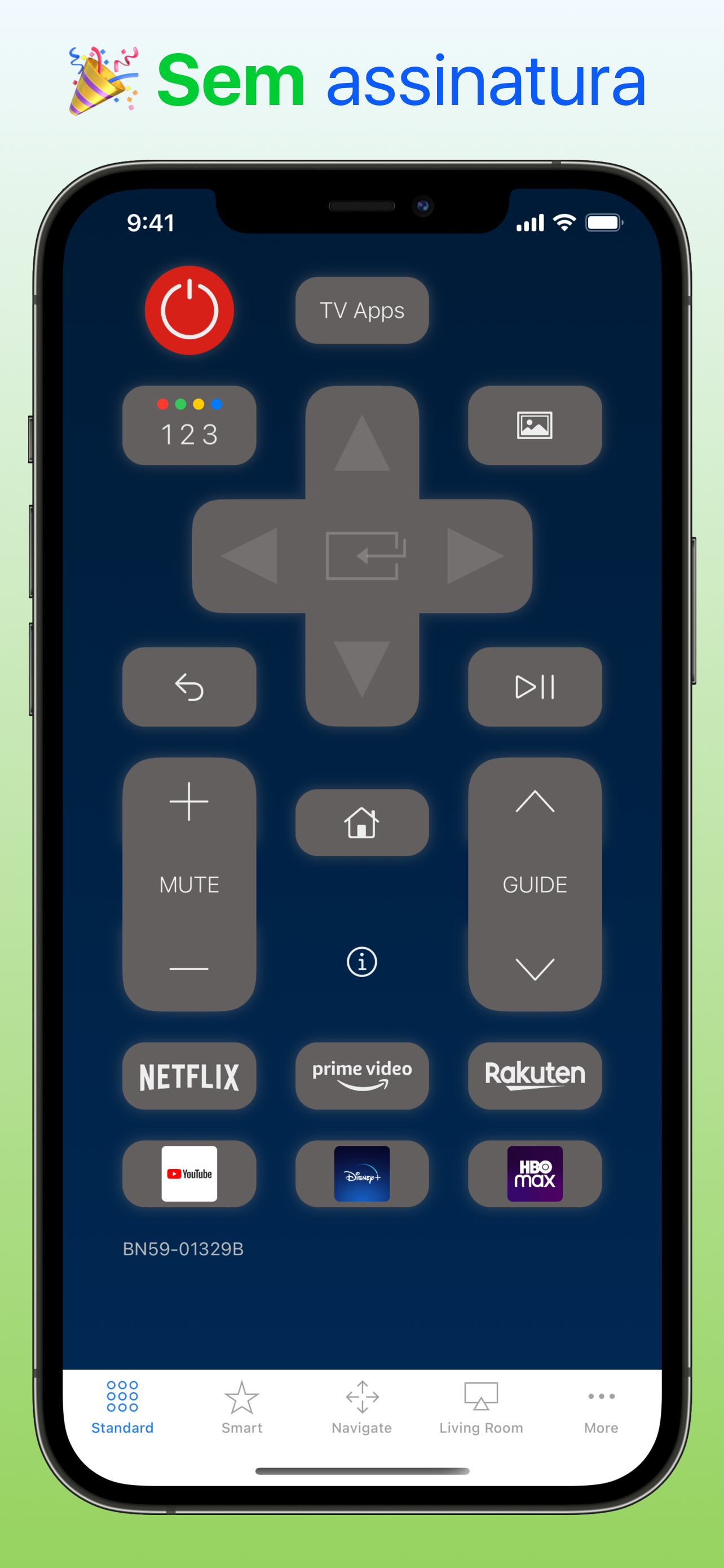 Controle remoto Samsung TV ·