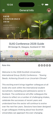SUIG Conference Screenshot 2 of 3