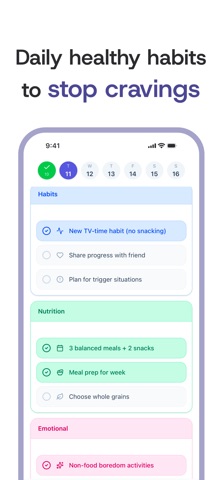 Savr: Quit Sugar Addiction iPhone screenshot