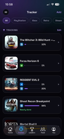 SynchPulse: Trophy Tracker Screenshot 2 of 7