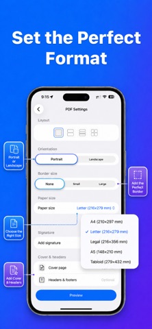 SnapPDF: Photos to PDF iPhone screenshot