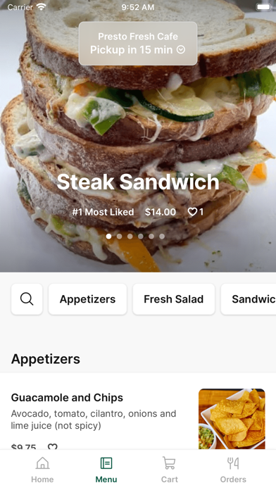 Presto Boldly Fresh iPhone screenshot 2 - Food & Drink app