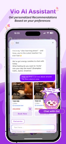 Vio - Smart Booking iPhone screenshot