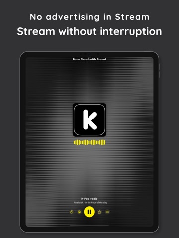 K-Pop ㄹadio iPad screenshot