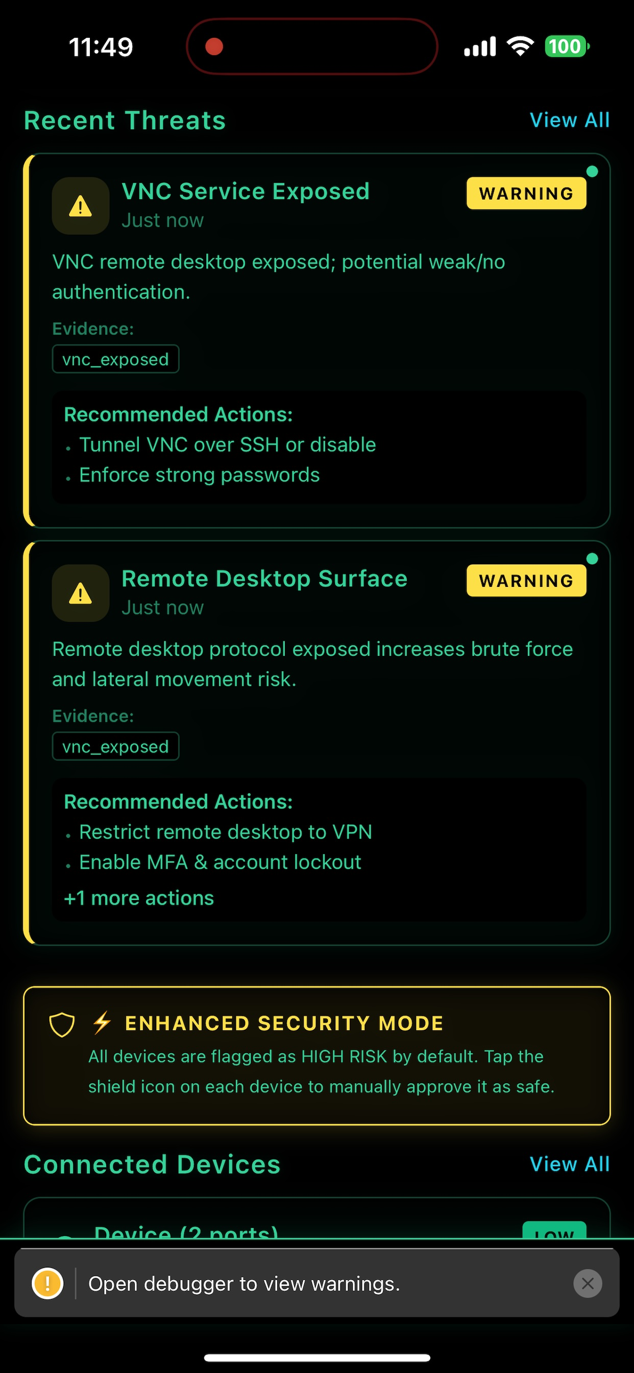 Citadel Guardian WiFi Security screenshot 4