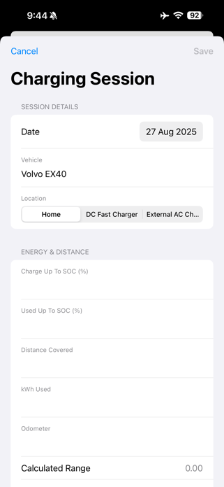 My EV Stats Screenshot 4 of 6