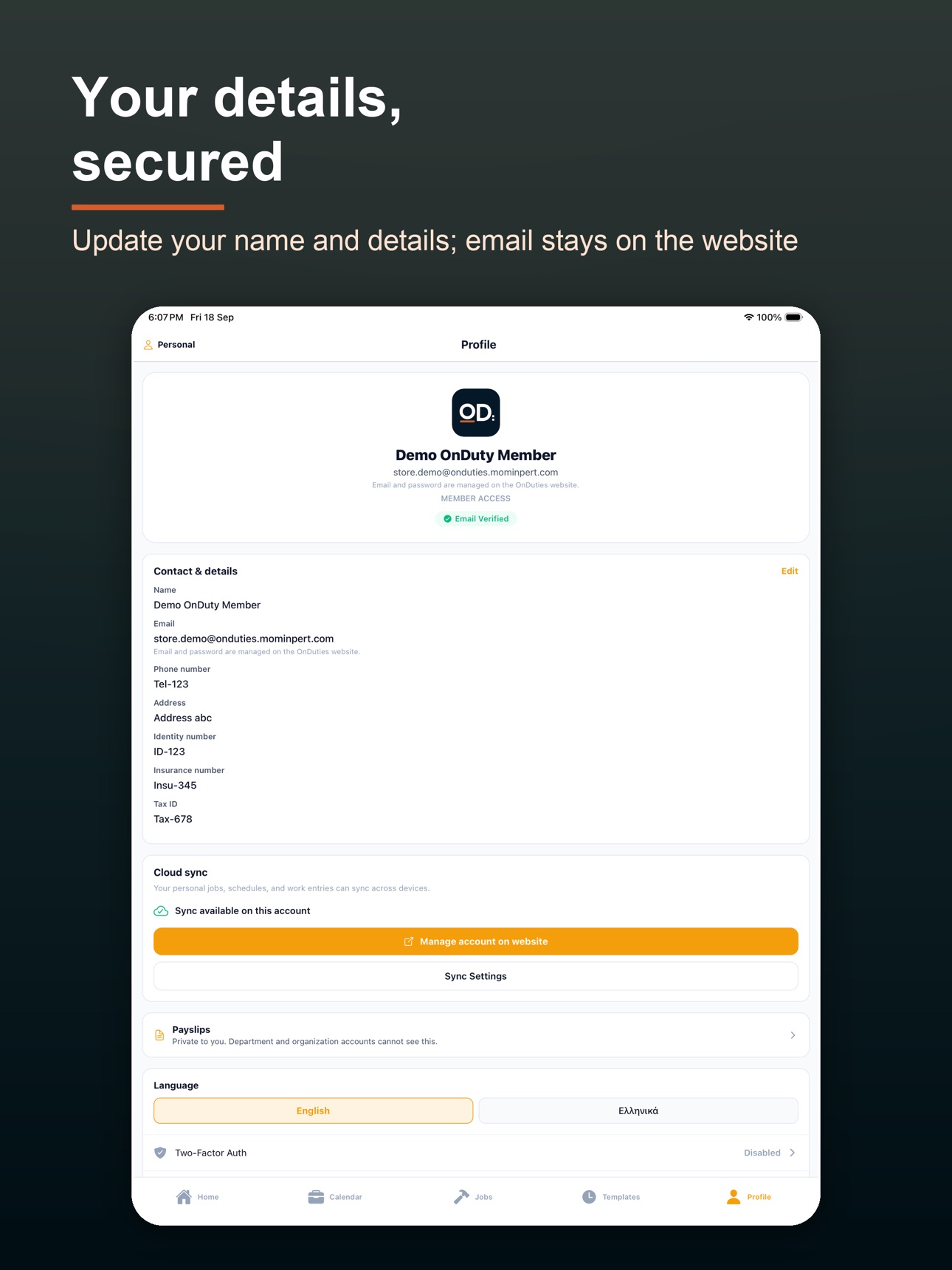 Screenshot 10 of OnDuties by MOMINPERT
