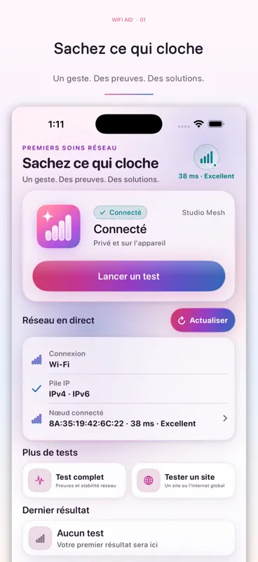 WiFi Aid: Diagnostic réseau screenshot 1 of 10