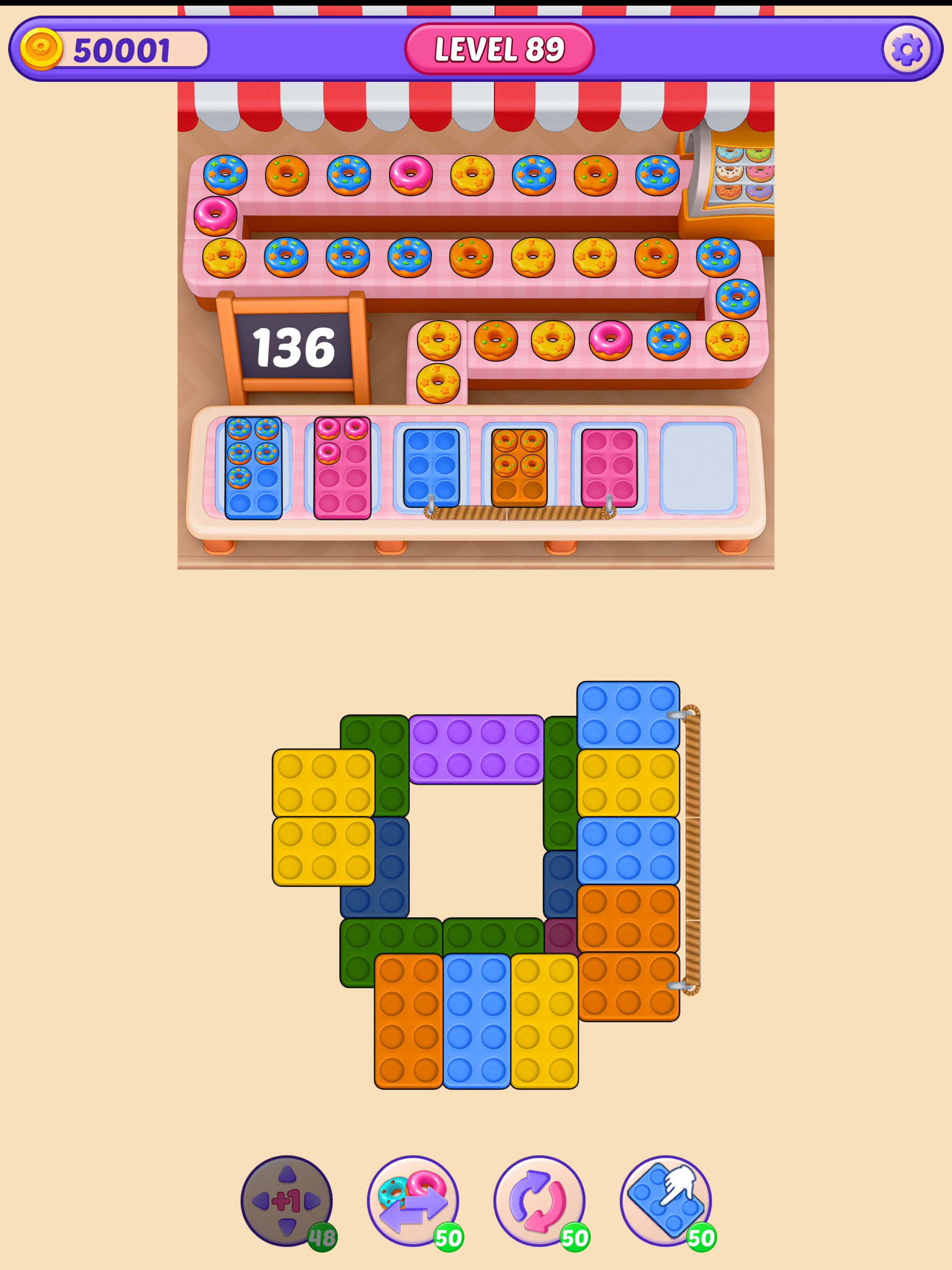 Donut Sort Mania: Color Puzzle