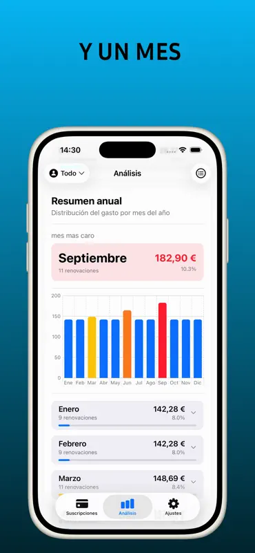SuscriptoTracker+ screenshot 9 of 10