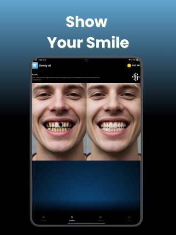 Denty : AI Teeth Designer iPad screenshot
