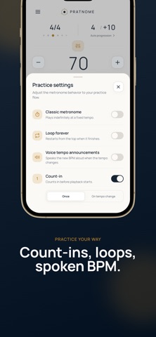pratnome: Metronome Trainer Screenshot 6 of 7