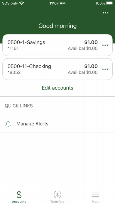 Hanin Federal Credit Union Screenshot