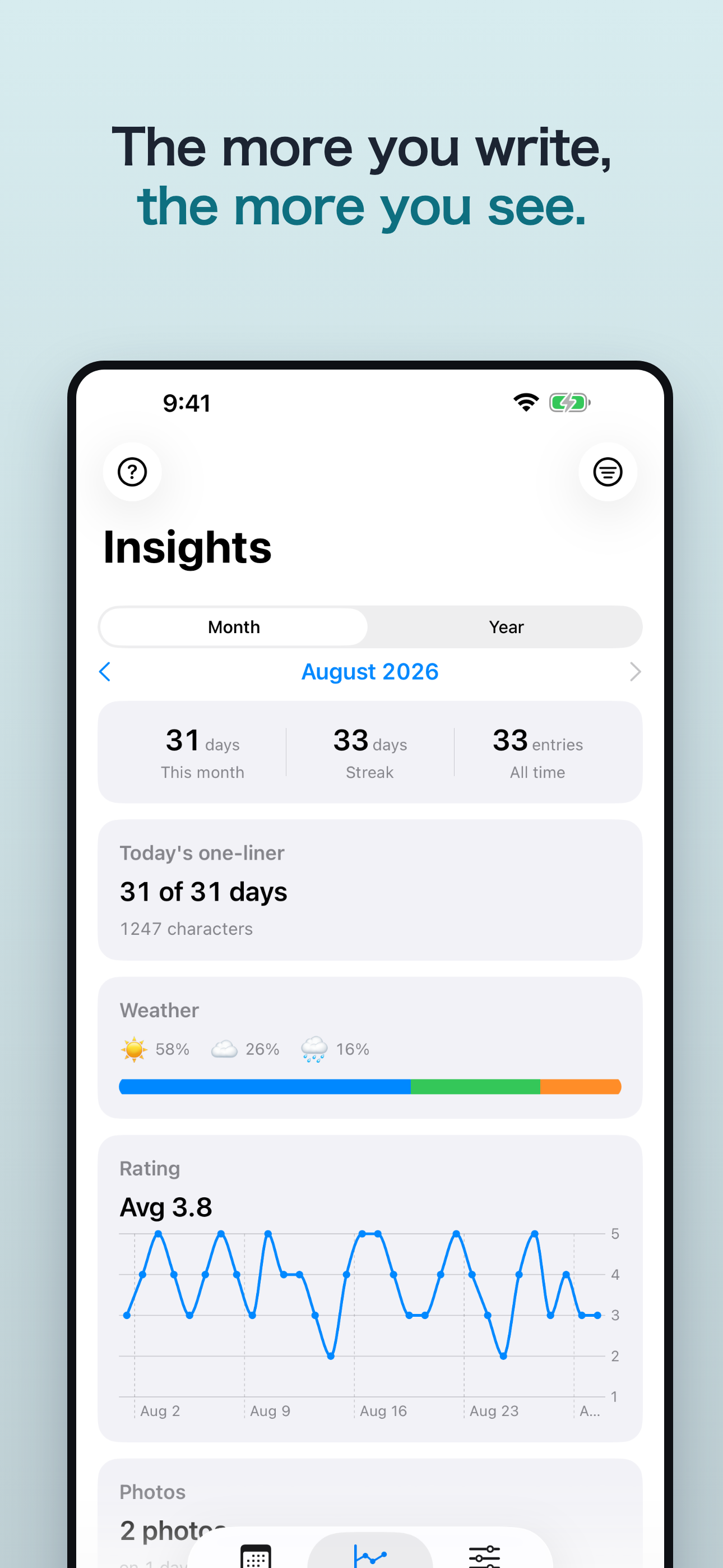 Mainiti: 1-Minute Diary screenshot 2