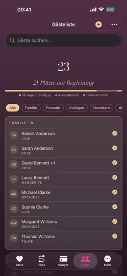 Screenshot von Vowo: Hochzeitsplaner auf dem iPhone 3