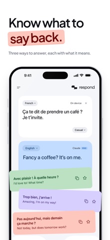 Respond: AI Translator screenshot 5