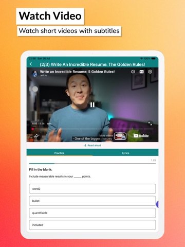 VOA Learning English. iPad screenshot