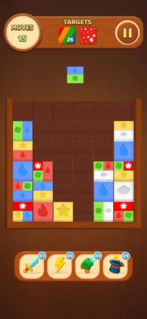 Drop Blocks Color Merge Puzzle screenshot 2