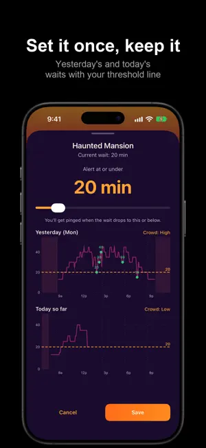 RideAlert: Theme Park Waits screenshot 4