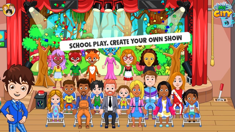 My City : High school screenshot-3