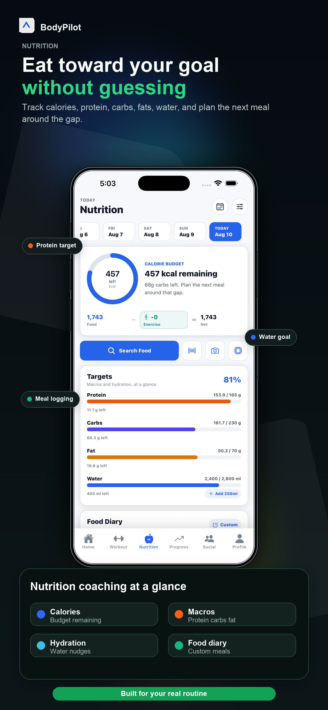 BodyPilot: AI Fitness screenshot 4