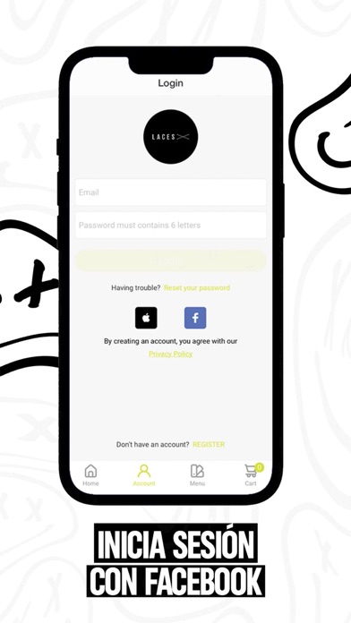 Laces Sneaker Store Screenshot 3 - AppWisp.com Laces Sneaker Store Screenshot 3 - AppWisp.com