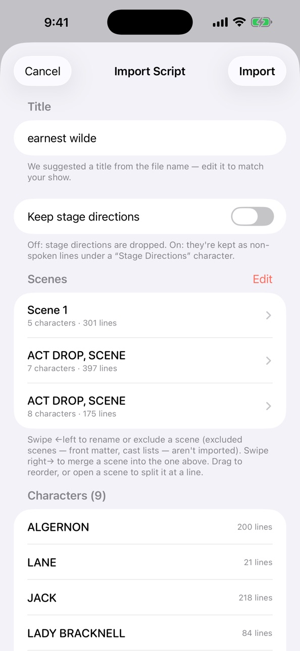 iPhone screenshot