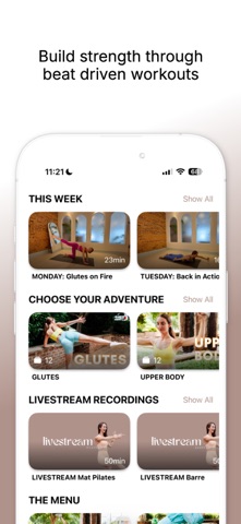 Exhale Sessions iPhone screenshot