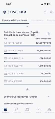 APP CEVALDOM iPhone screenshot