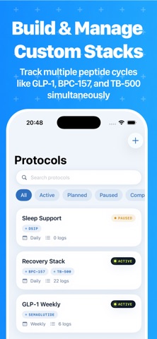 STAKK - Peptide Tracker Screenshot 7 of 8
