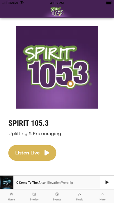 SPIRIT 105.3 Screenshot