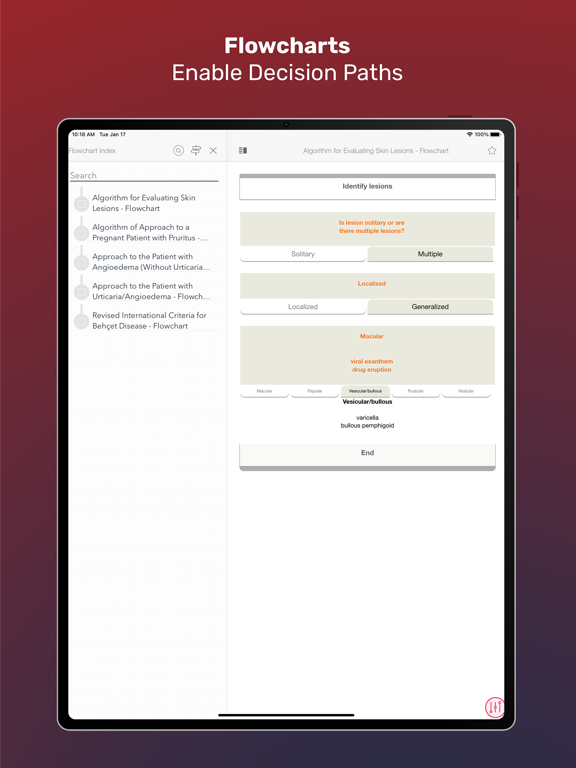 Fitzpatrick's Color Atlas iPad screenshot 10 - Medical app