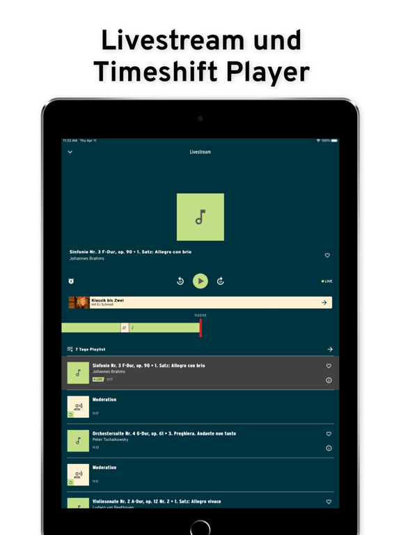 radio3 iPad screenshot 4 - Music app