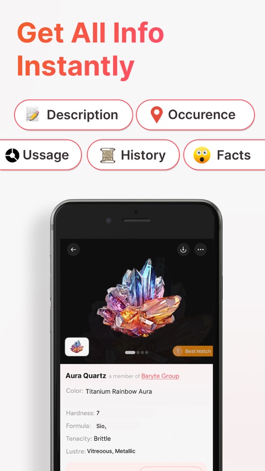 #2. Rock Stone Identifier Crystal (iOS) 由: NETSUN LLC