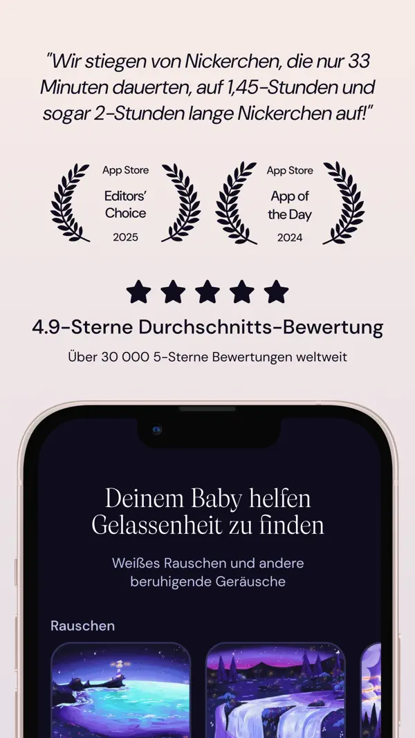 Napper: Schlafplan & Geräusche Screenshot 3