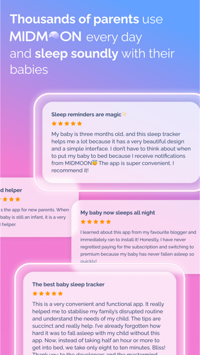 Baby Sleep Tracker - Midmoon Screenshot